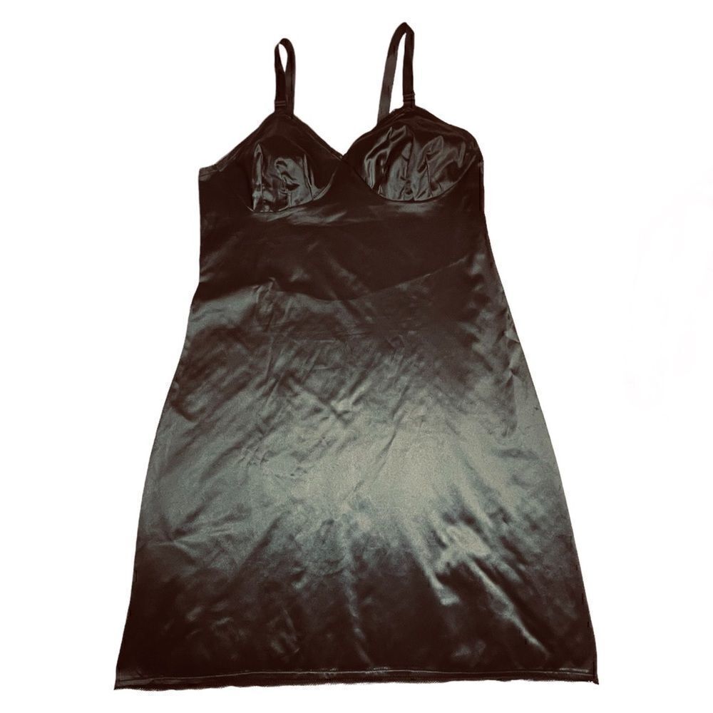 Vintage Black Thigh length Chemise - Movie Star